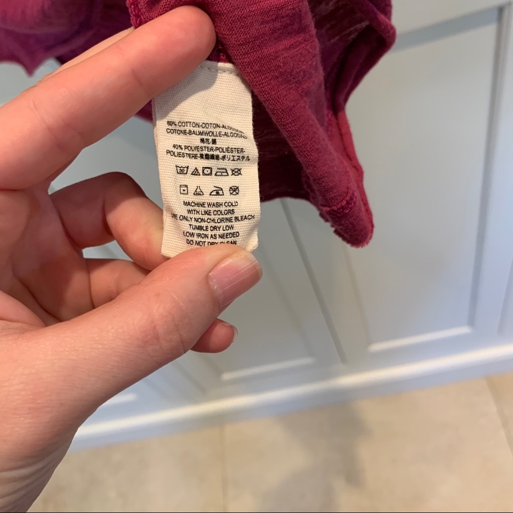 Free People Magenta T-Shirt - Picture 7 of 9